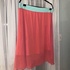 Lularoe Lola Chiffon Skirt